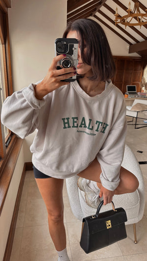 Health Sweatshirt in Neutral