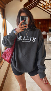 Health Sweatshirt in Black