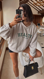 Health Sweatshirt in Neutral