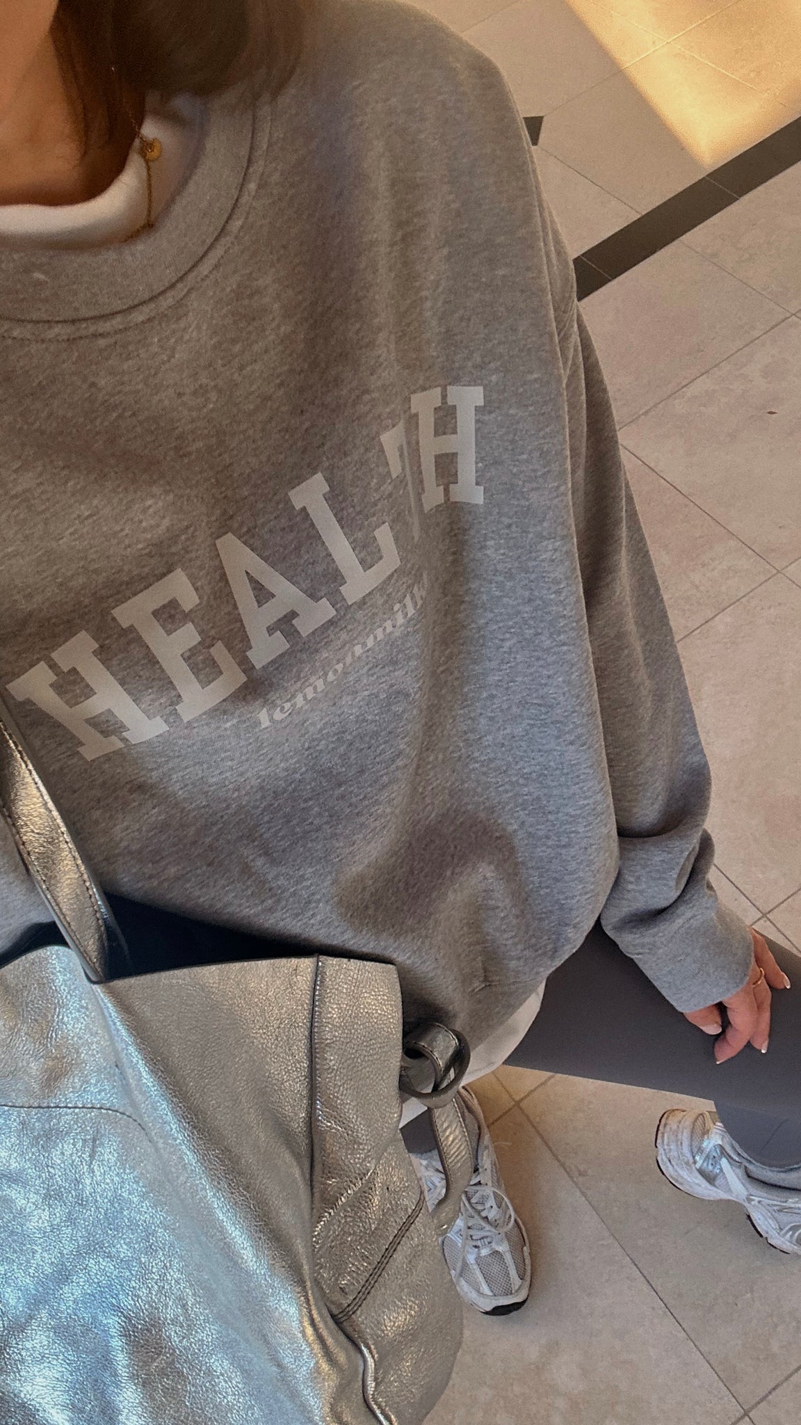 Health Sweatshirt in Grey