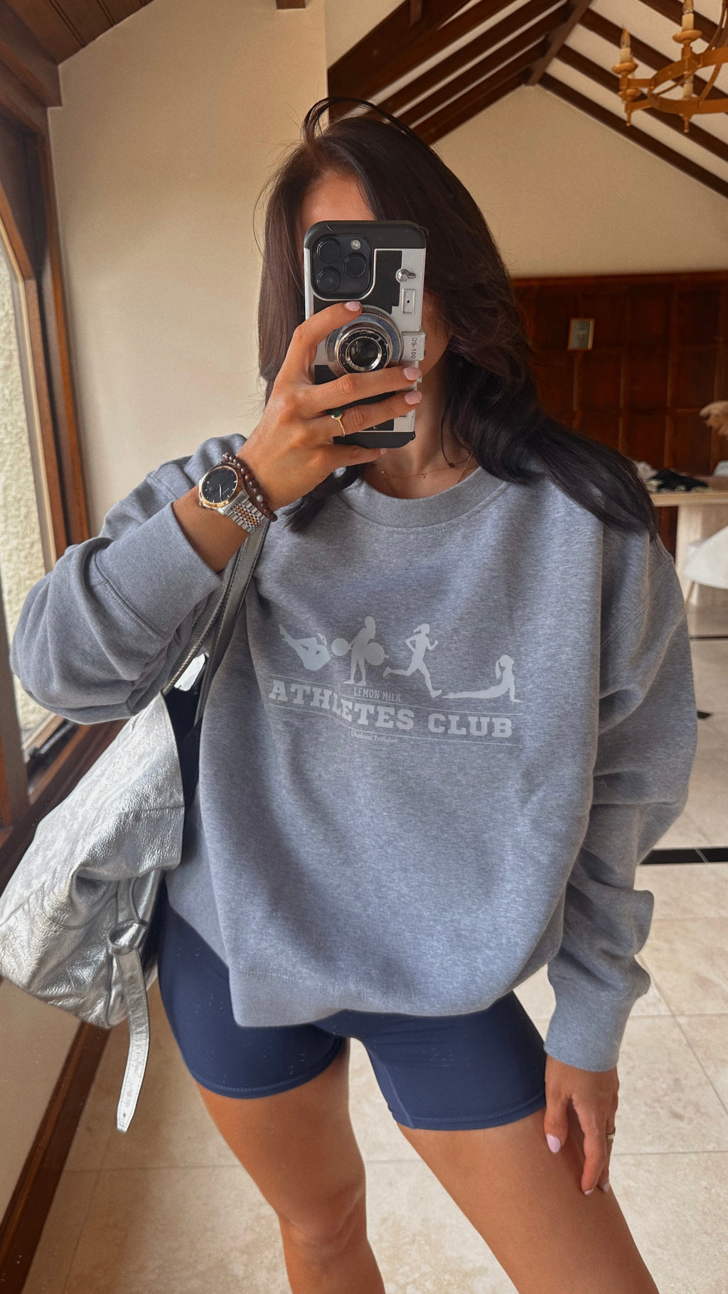 Athletes Club Sweatshirt in Grey
